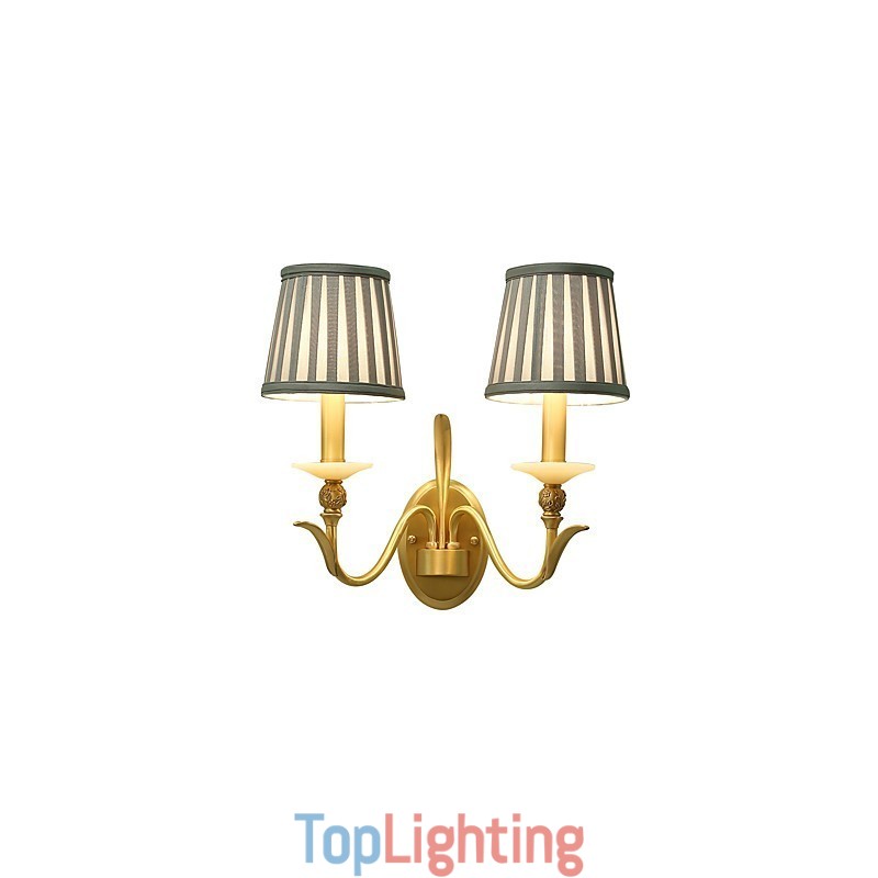 Simple Country Traditional Classic Brass Feature for Mini Style Uplight Wall Sconces Wall Light