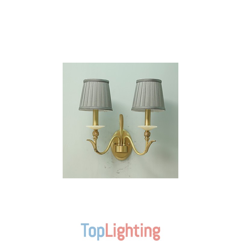 Simple Country Traditional Classic Brass Feature for Mini Style Uplight Wall Sconces Wall Light