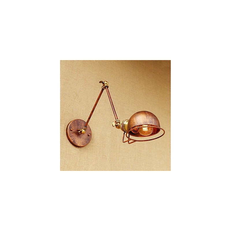 Vintage Country Painting Feature for Mini Style Swing Arm Eye Protection Ambient Light Swing Arm LightsWall