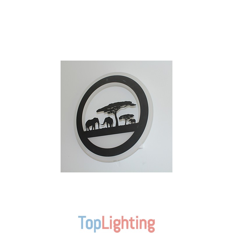 Acrylic Round Bedroom Bedside Wall Lamp Originality Modern Corridor Lamp Entrance Lamp
