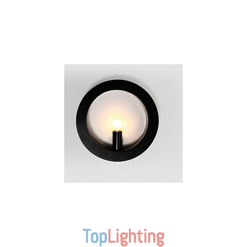 New Iron Art Wall Lamp Wholesale Round Living Room Sofa Background Wall Lamp