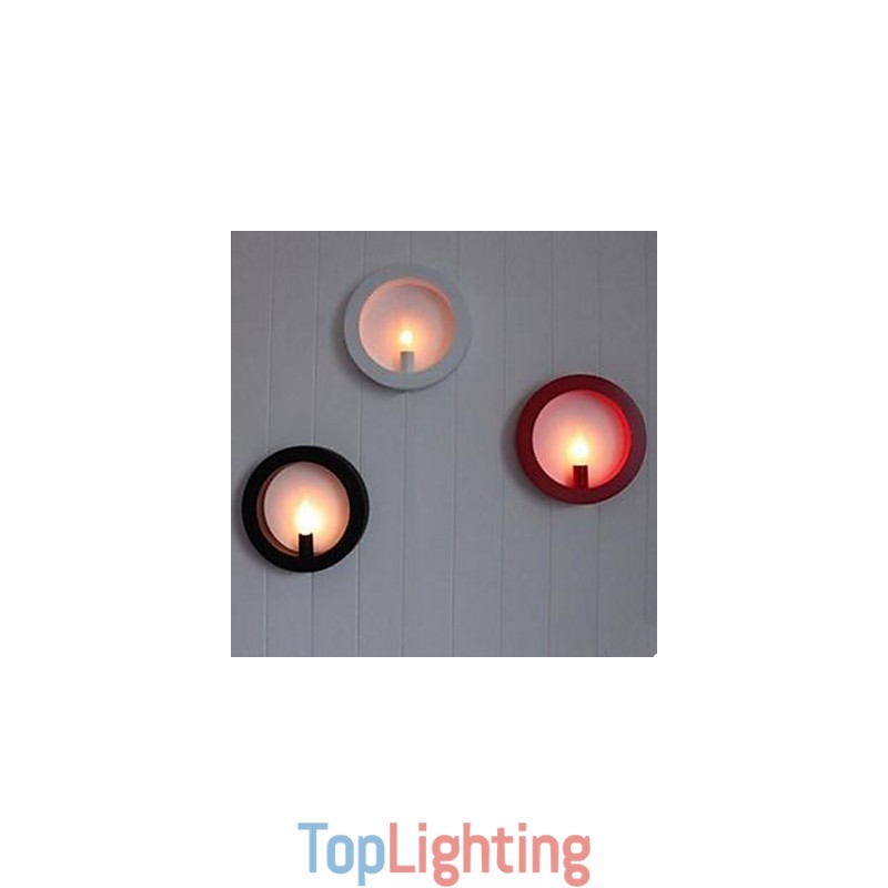 New Iron Art Wall Lamp Wholesale Round Living Room Sofa Background Wall Lamp