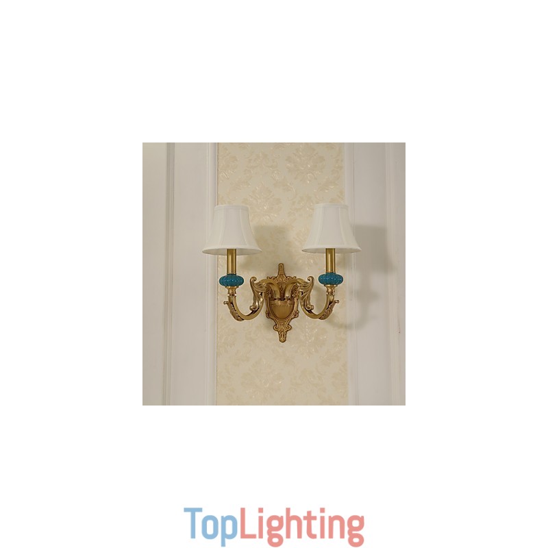 Simple Country Traditional Classic Brass Feature for Mini Style Uplight Wall Sconces Wall Light