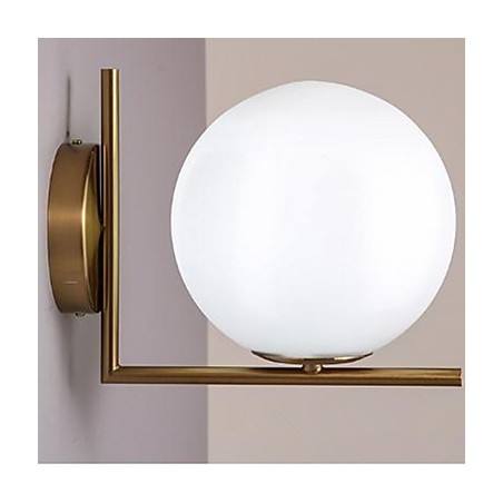 Contemporary And Contracted Glass Wall Lamp Wrought Iron Individuality Contemporary And Contracted Glass Wall Lamp Wrought Iron Individuality