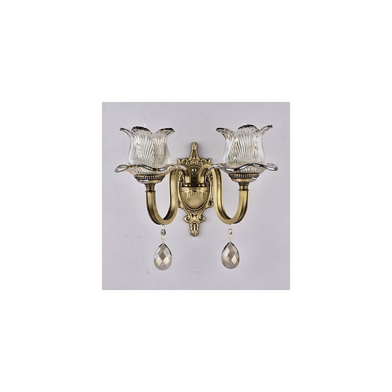 Rustic Lodge Brass Feature for Mini Style Uplight Wall Sconces Wall Light