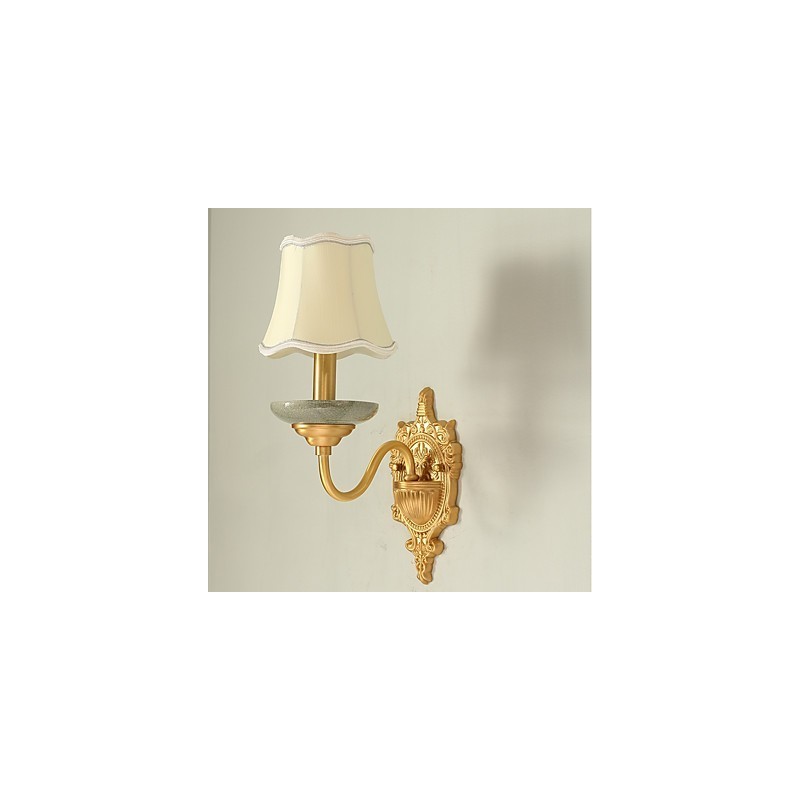 Simple Country Traditional Classic Brass Feature for Mini Style Uplight Wall Sconces Wall Light
