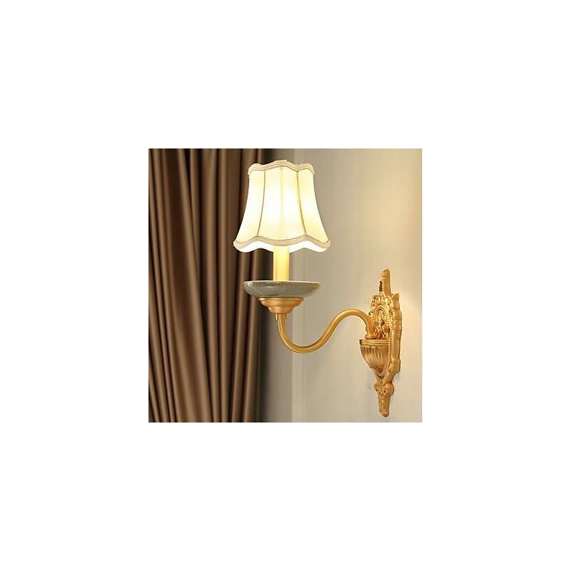 Simple Country Traditional Classic Brass Feature for Mini Style Uplight Wall Sconces Wall Light