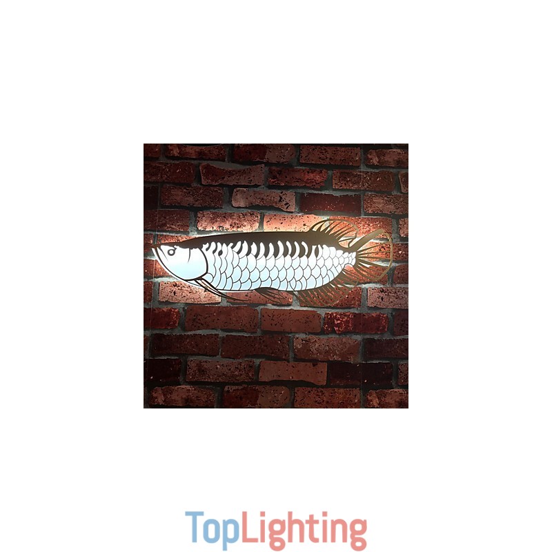 Modern Wall Lights Fish Shape Simplicity Style Acrylic Lighting Living Room Hallway Bedroom Hotel Rooms Decoration lighting