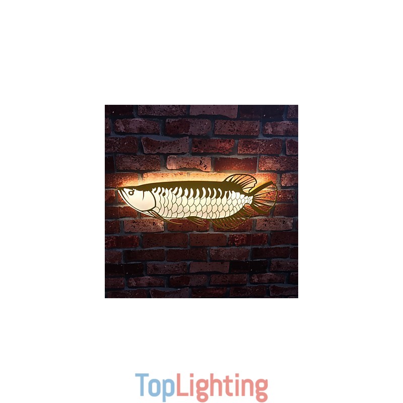 Modern Wall Lights Fish Shape Simplicity Style Acrylic Lighting Living Room Hallway Bedroom Hotel Rooms Decoration lighting