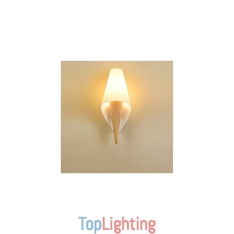 Simple Country Feature for Eye Protection Ambient Light Wall Sconces Wall Light Warm European Style Bedroom Wall Lamp