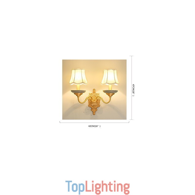 Simple Country Traditional Classic Brass Feature for Mini Style Uplight Wall Sconces Wall Light Pu