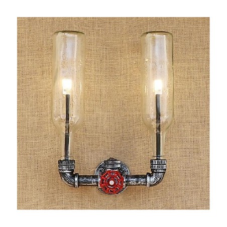 Retro Industrial Wind Switch Water Bottle Wall Lamp Wall Light