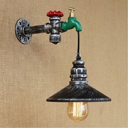Rustic Lodge Painting Feature for Ambient Light Wall Sconces Wall Light