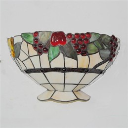 Retro Country Wall Lights Glass Shade Living Room Bedroom Restaurant Cafe Bar Wall Sconces