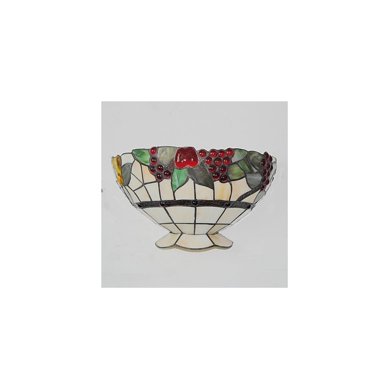 Retro Country Wall Lights Glass Shade Living Room Bedroom Restaurant Cafe Bar Wall Sconces