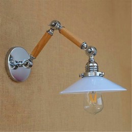 Modern Contemporary Chrome Feature for Swing Arm Ambient Light Swing Arm Lights Wall Light