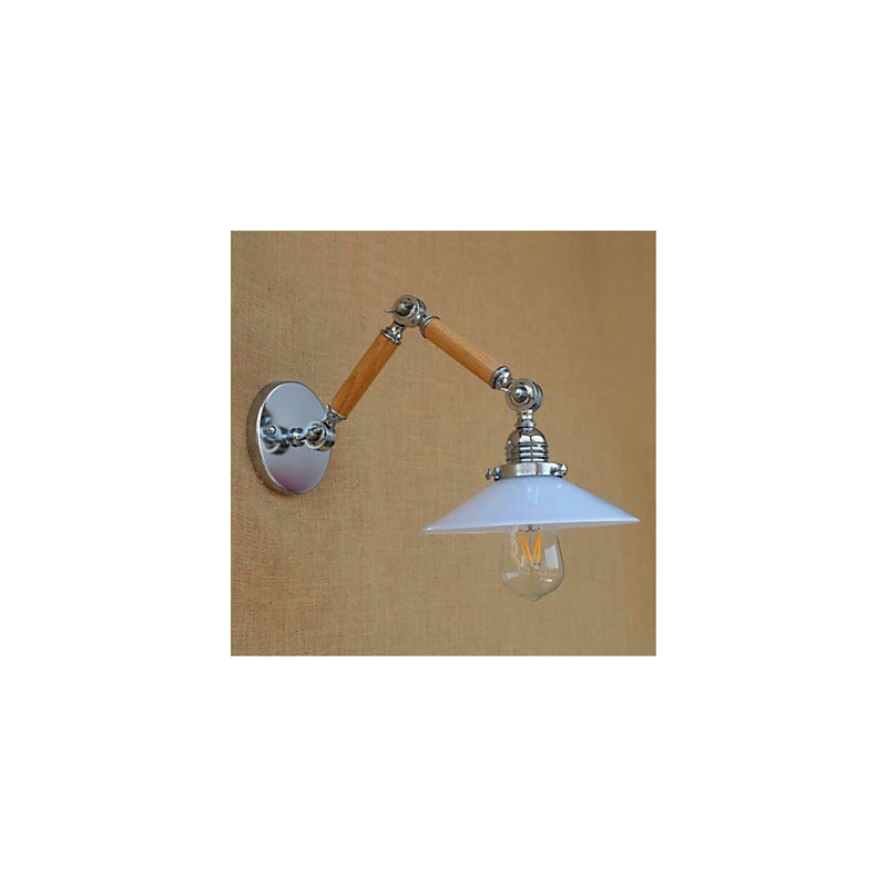 Modern Contemporary Chrome Feature for Swing Arm Ambient Light Swing Arm Lights Wall Light