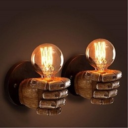 Rustic Lodge Painting Feature for Ambient Light Wall Sconces Wall Light
