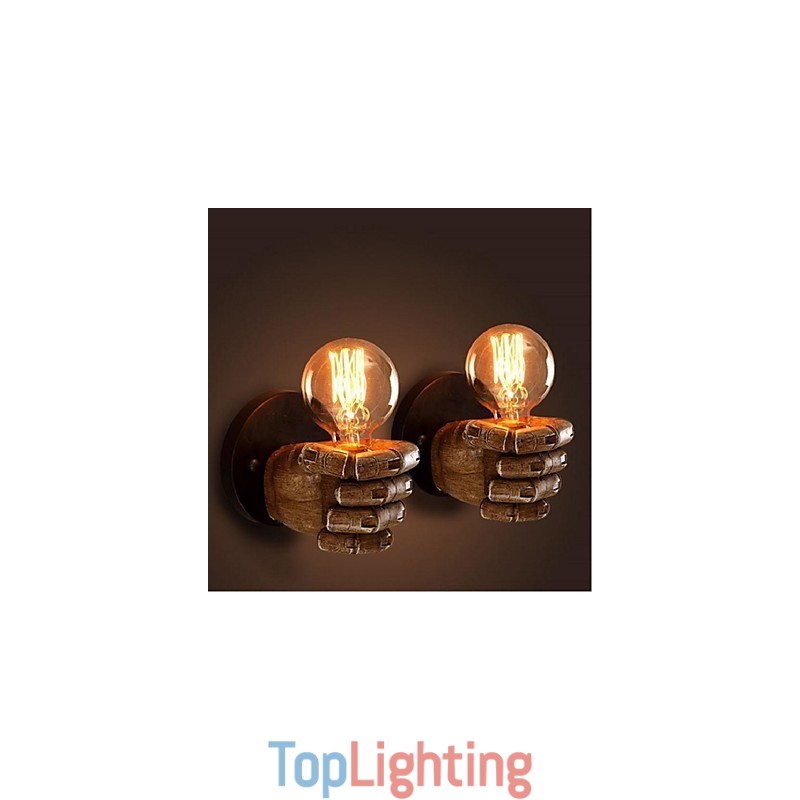Rustic Lodge Painting Feature for Ambient Light Wall Sconces Wall Light