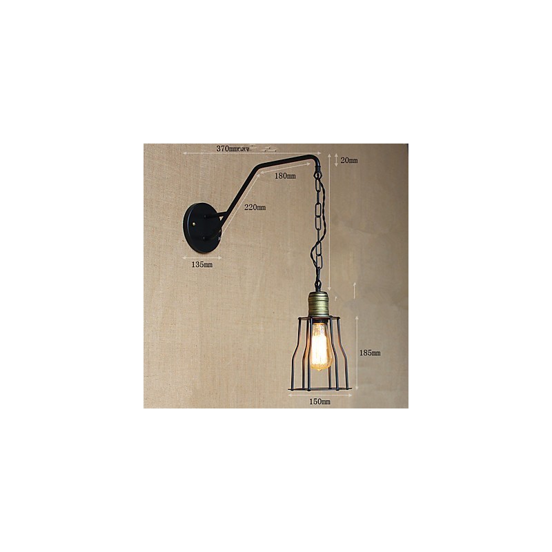 Restaurant Cafe Chain Corridors Iron Wall Lamp