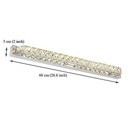 Long High Quality Mirror Lamp Bathroom Lights Metal and Crystal Wall Light