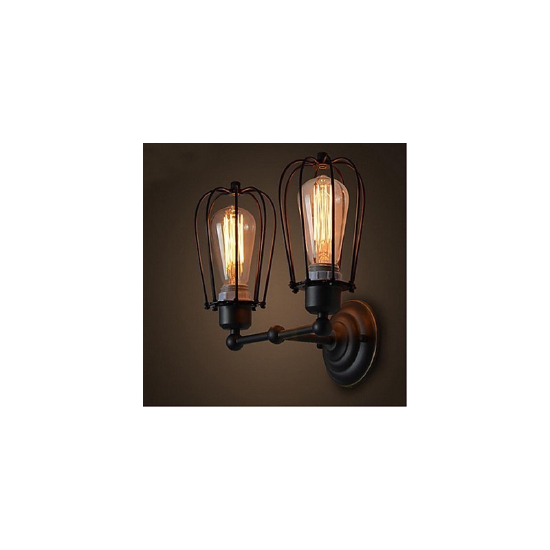 Retro Grapefruit American Village Iron Antique Restaurant Corridor Aisle Wall Lamp Wall Light