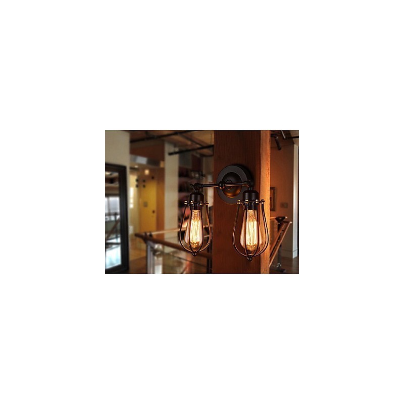 Retro Grapefruit American Village Iron Antique Restaurant Corridor Aisle Wall Lamp Wall Light