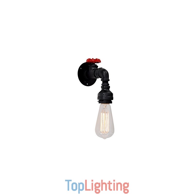 Water Pipe Wall Lights Retro Industrial Style Creative Country Metal Restaurant Cafe Bars Bar Table Wall Sconces