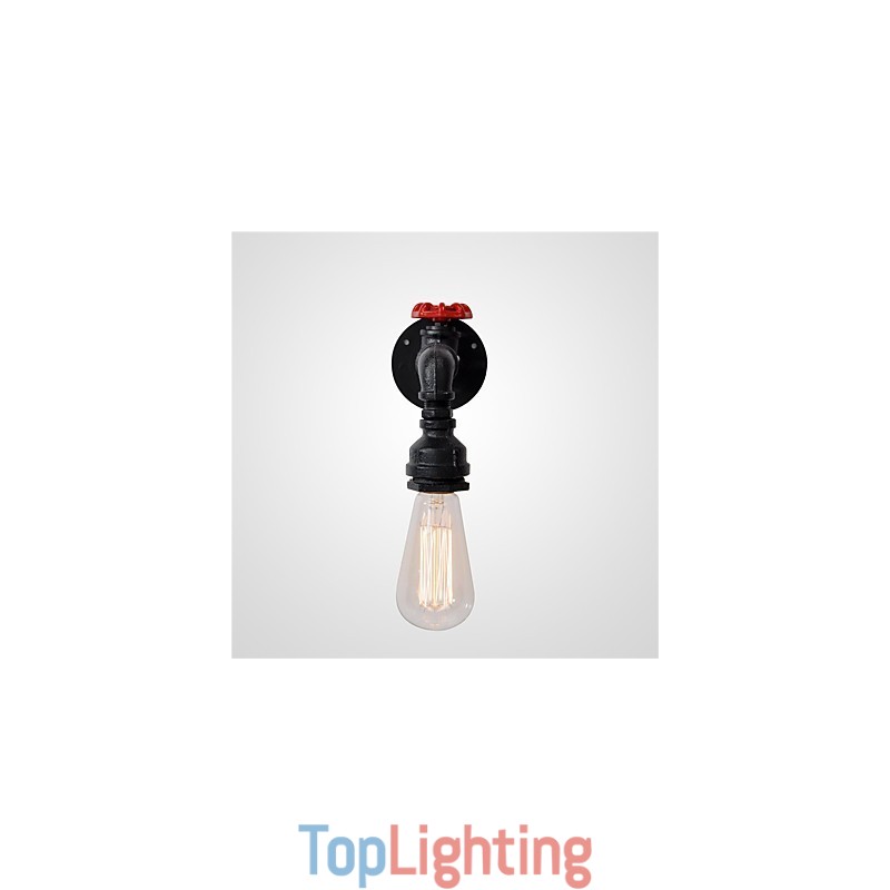 Water Pipe Wall Lights Retro Industrial Style Creative Country Metal Restaurant Cafe Bars Bar Table Wall Sconces