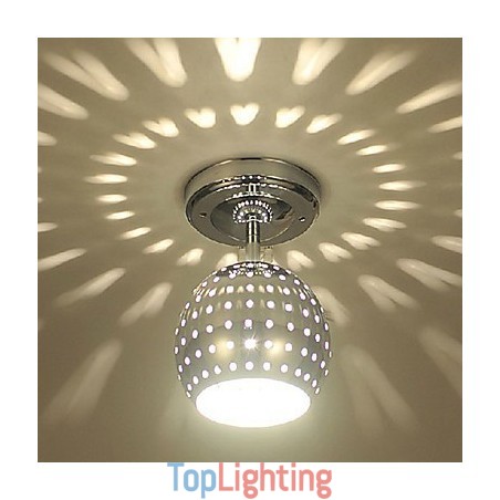 Modern Contemporary Mini Style Electroplated Metal Flush Mount Modern Contemporary Mini Style Electroplated Metal Flush Mount