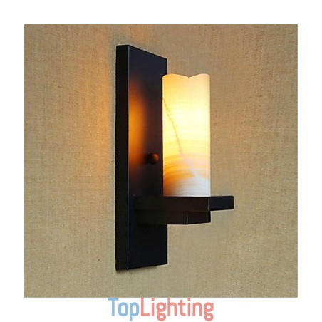 Country Retro Painting Feature for Eye Protection Ambient Light Wall Sconces Wall Light