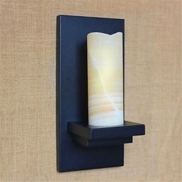 Country Retro Painting Feature for Eye Protection Ambient Light Wall Sconces Wall Light