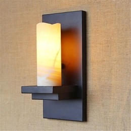 Country Retro Painting Feature for Eye Protection Ambient Light Wall Sconces Wall Light