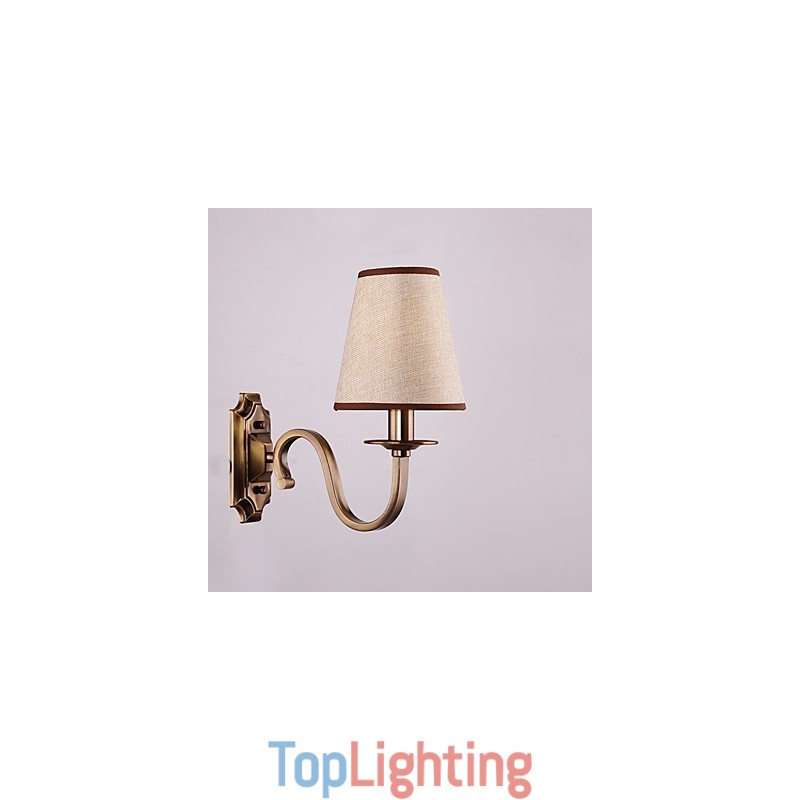 Traditional Classic Electroplated Feature for Eye Protection Downlight Wall Sconces Wall Light