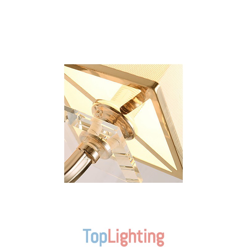 Modern Contemporary Electroplated Feature for Crystal Ambient Light Wall Sconces Wall Light