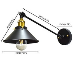 Buzz Wall Iron Wall Lamp Dumb Black Lightsaber Lamp On Wall
