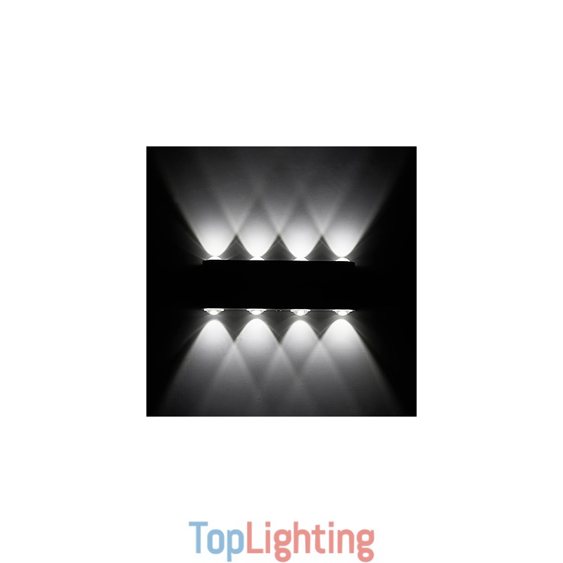 Modern Light Aluminum Flush Mount Wall Lamp Integrated