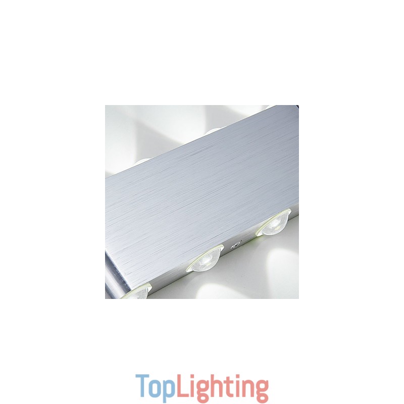 Modern Light Aluminum Flush Mount Wall Lamp Integrated