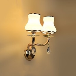 Modern Contemporary Electroplated Feature for Crystal Ambient Light Wall Sconces Wall Light