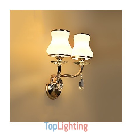 Modern Contemporary Electroplated Feature for Crystal Ambient Light Wall Sconces Wall Light Modern Contemporary Electroplated Feature for Crystal Ambient Light Wall Sconces Wall Light