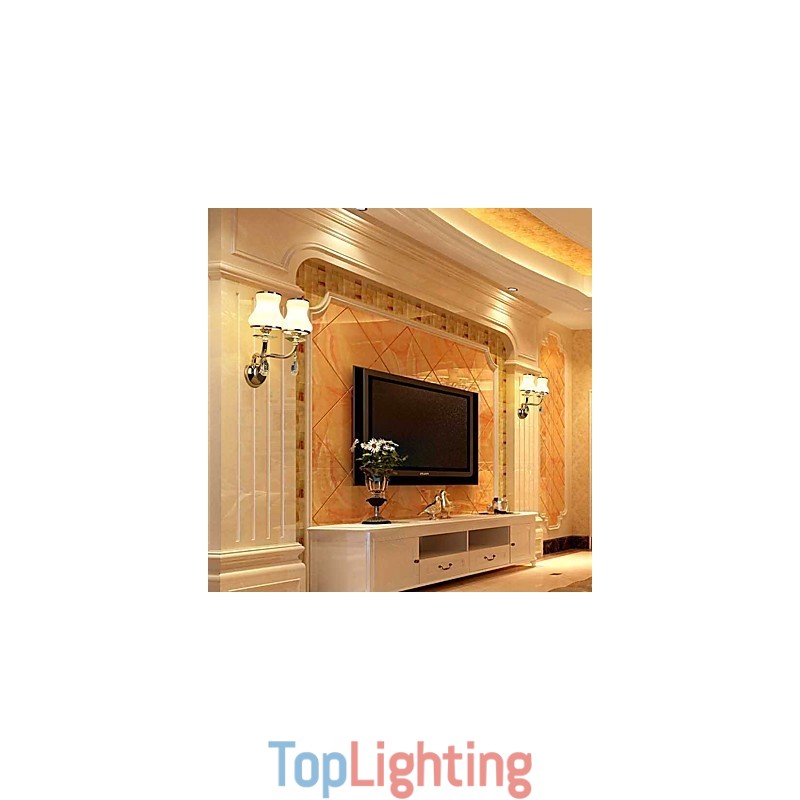 Modern Contemporary Electroplated Feature for Crystal Ambient Light Wall Sconces Wall Light