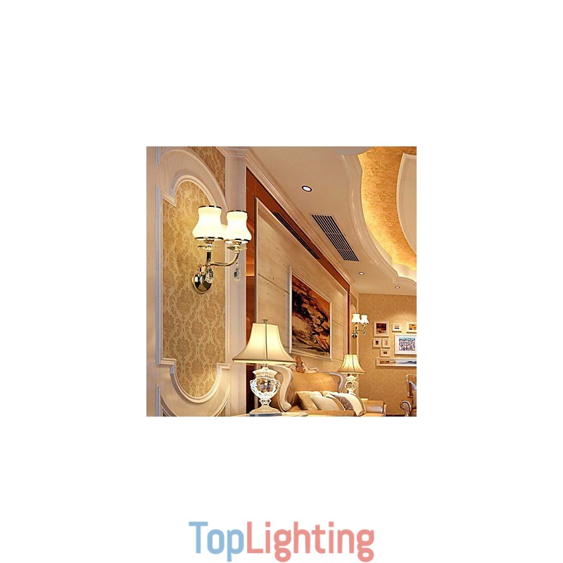 Modern Contemporary Electroplated Feature for Crystal Ambient Light Wall Sconces Wall Light