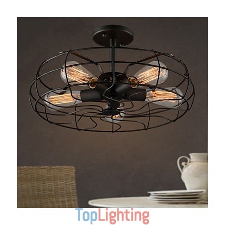 The American Country Industrial Designer Lamp Personalized Lamp European Retro Fan Ceiling Lamps The American Country Industrial Designer Lamp Personalized Lamp European Retro Fan Ceiling Lamps
