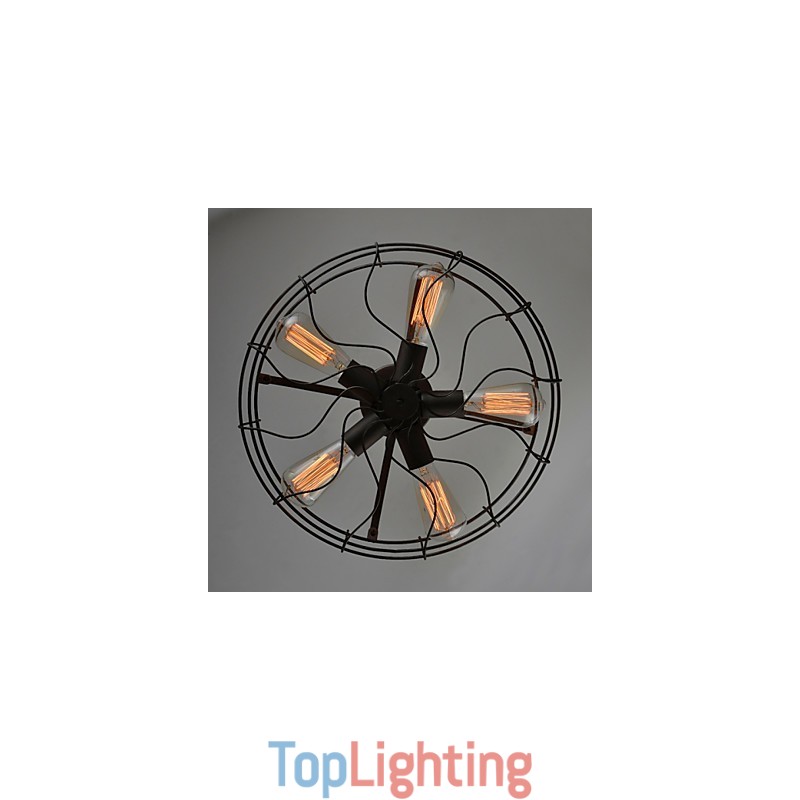 The American Country Industrial Designer Lamp Personalized Lamp European Retro Fan Ceiling Lamps