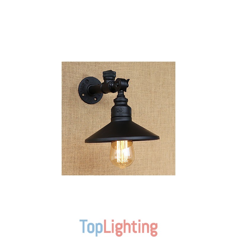 Rustic Lodge Country Retro Painting Feature for Mini Style Ambient Light Wall Sconces Wall