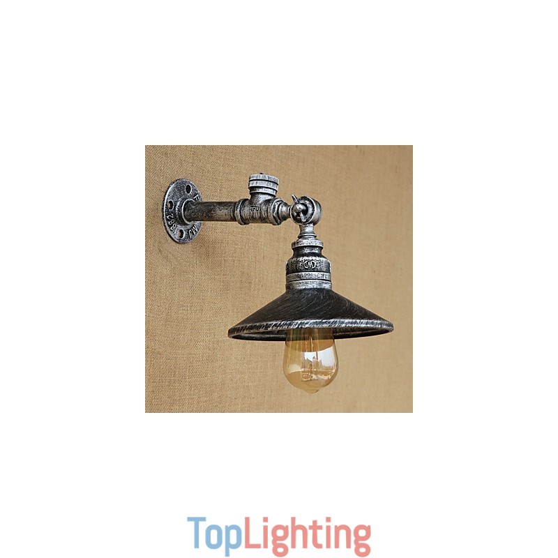 Rustic Lodge Country Retro Painting Feature for Mini Style Ambient Light Wall Sconces Wall