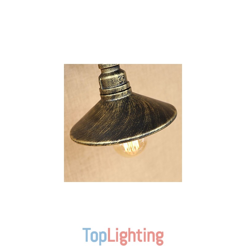 Rustic Lodge Country Retro Painting Feature for Mini Style Ambient Light Wall Sconces Wall