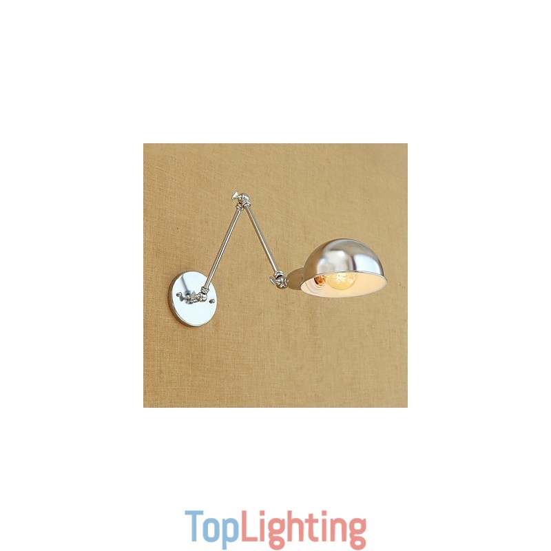 Modern Contemporary Retro Electroplated Feature for Swing Arm Eye Protection Ambient Light