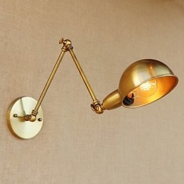 Modern Contemporary Retro Electroplated Feature for Swing Arm Eye Protection Ambient Light