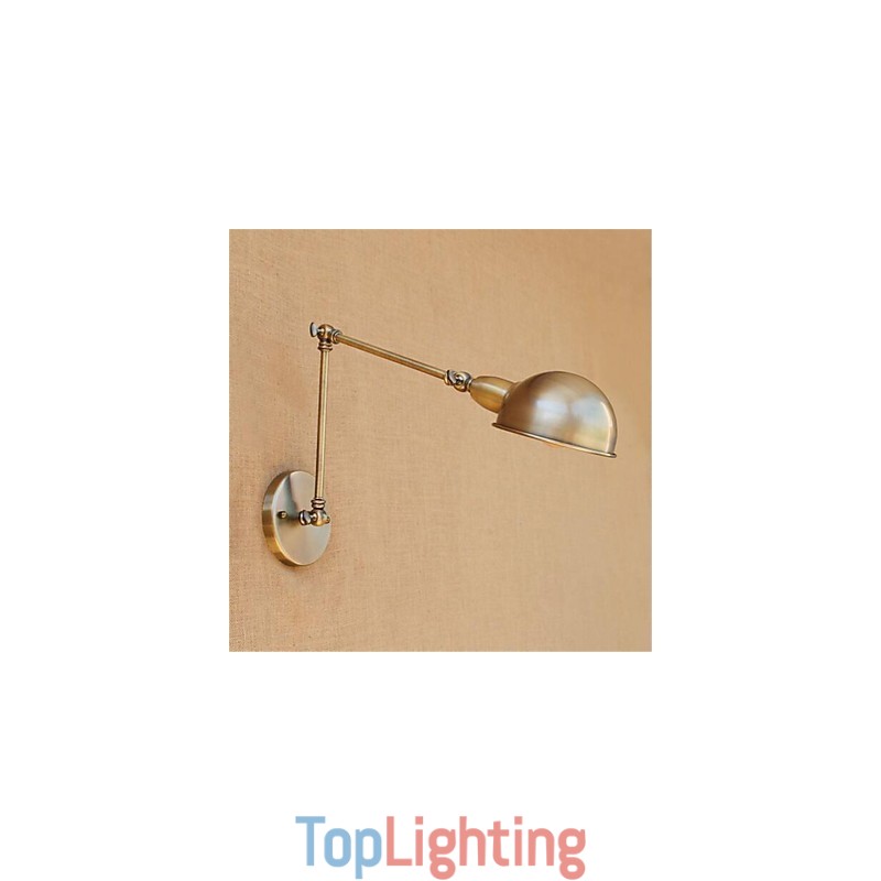 Modern Contemporary Retro Electroplated Feature for Swing Arm Eye Protection Ambient Light